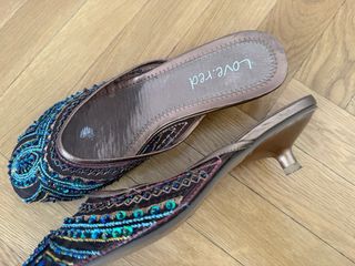 Sandalias Love Red, azul y verde