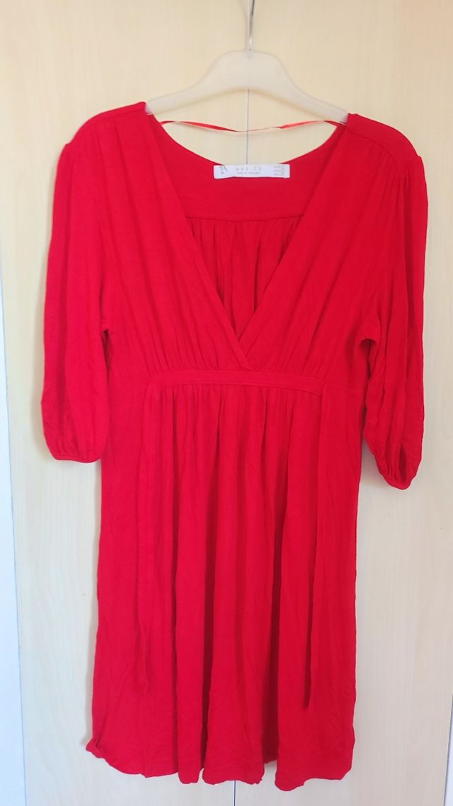 Vestido rojo Zara - Talla M