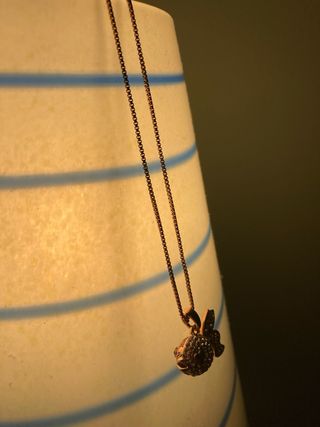 Collana con ciondolo a forma di pesciolino 