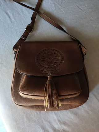 Bolso bandolera marrón