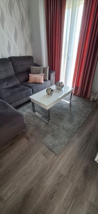 Alfombra gris - 195x133cm