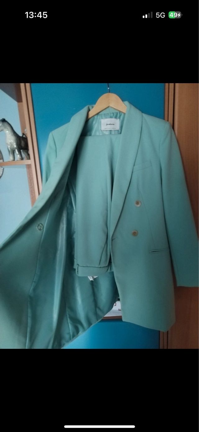 Traje chaqueta pantalón mujer Stradivarius M