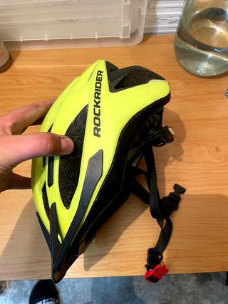 Casco bici Rockrider amarillo