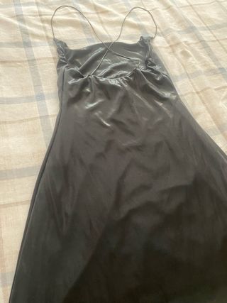 Vestido negro corto, elegante