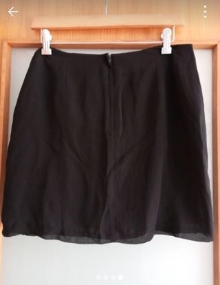 Falda negra lentejuelas
