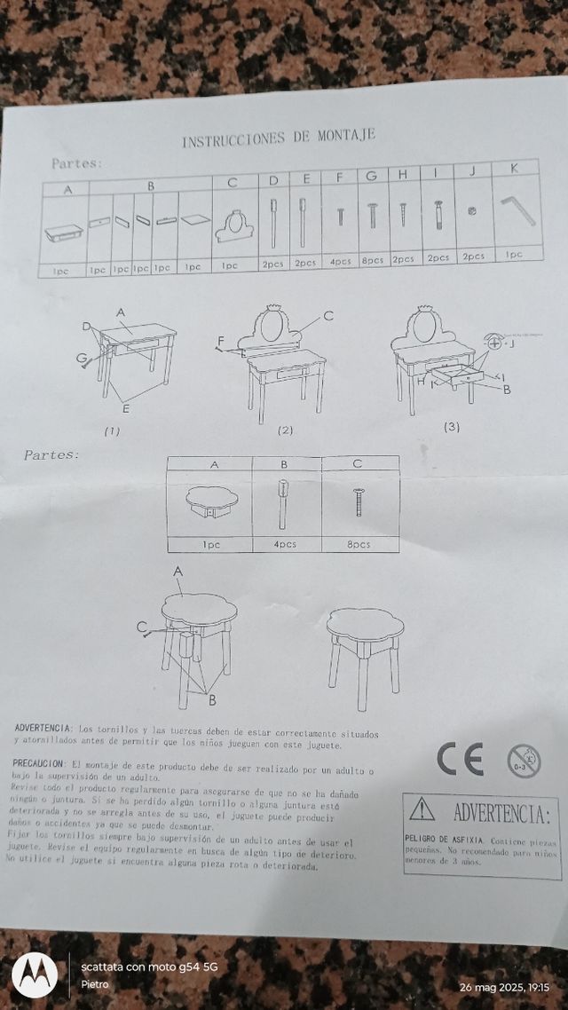 Toletta trucco bimba