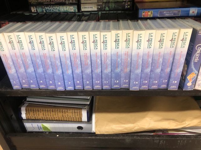 18 VHS Pesca: Collezione Completa