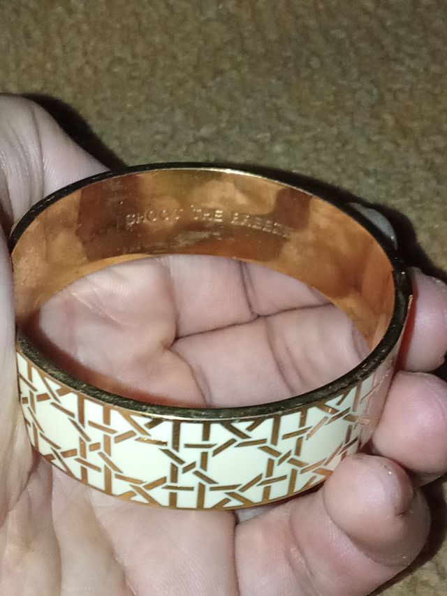 Pulsera Kate Spade New York - Beige/Dorado