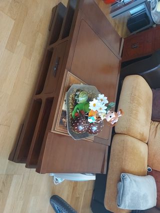 Mesa centro madera maciza