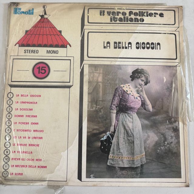 LP 33 Giri Folk: La Bella Gigiogin