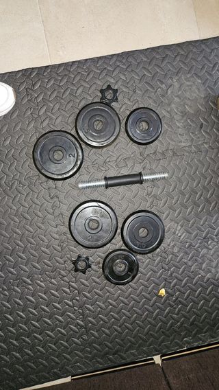 Mancuernas 9kg - pesas fitness