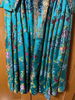 Traje Fallera Azul - Talla de niña