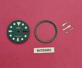 DIAL SEIKO VERDE HULK MANOS MINUTOS PISTA CONJUNTO