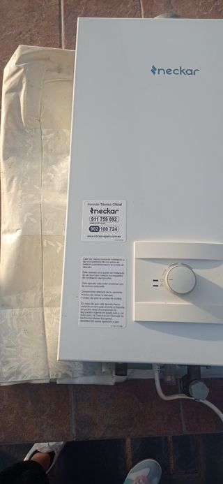 Termo eléctrico,gas butano,usado 2 años