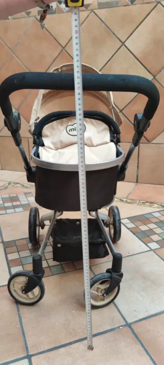 Cochecito Muñecas Miyo Beige