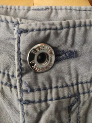 Pantalones cargo Bershka gris - Talla 42