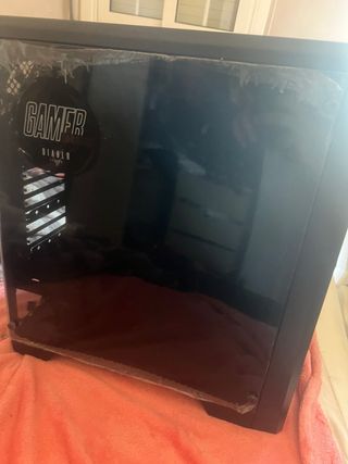 Caja AeroCool CyClon Led USB 3.0 Con ventana negra