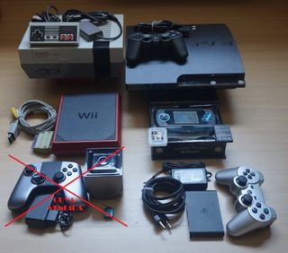 Lote de Consolas (3 consolas + extras)