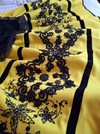 Traje regional Valladolid: falda y corpiño
