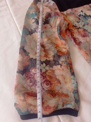Blusa gasa floral multicolor T-5