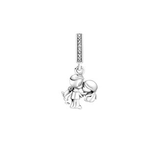 Charm Pareja Novios Plata S925