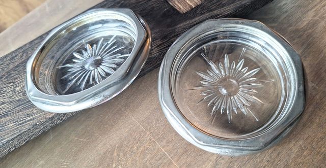 Ceniceros Vintage Cristal/Plata Italia