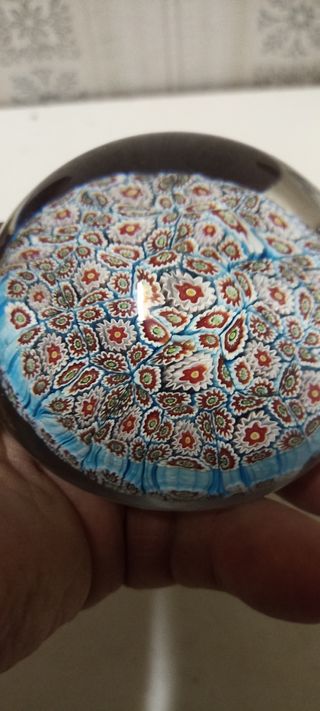 Murano N°4 diametro cm 8 azzurra perfetta