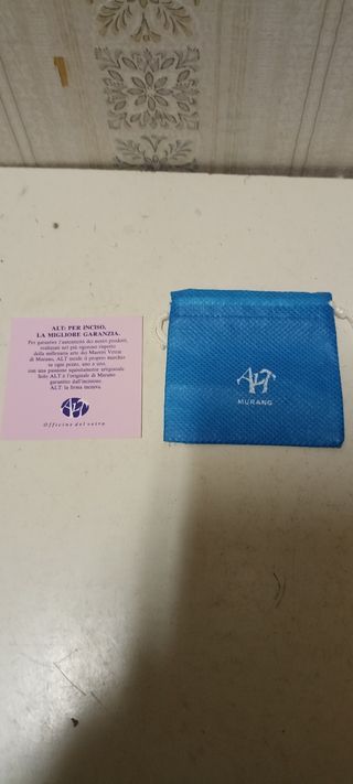 Murano N°4 diametro cm 8 azzurra perfetta