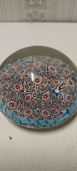 Murano N°4 diametro cm 8 azzurra perfetta