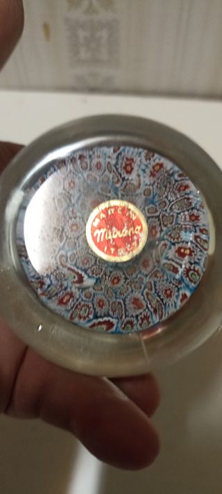 Murano N°4 diametro cm 8 azzurra perfetta