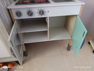 Cocinita juguete madera infantil