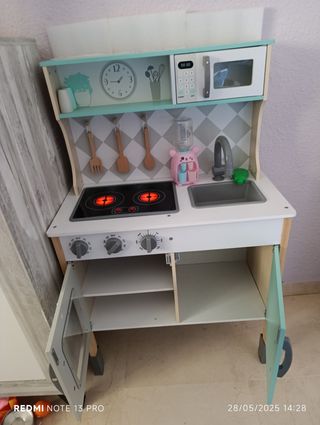 Cocinita juguete madera infantil