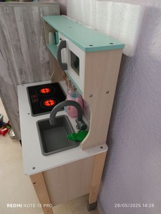 Cocinita juguete madera infantil