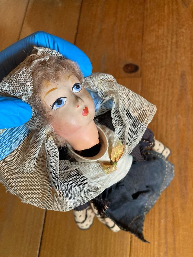 Muñeca antigua de celuloide