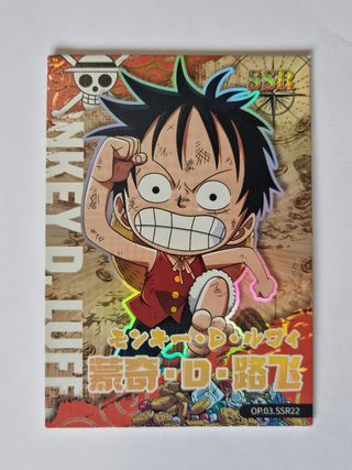 Carta One Piece - Mini Luffy