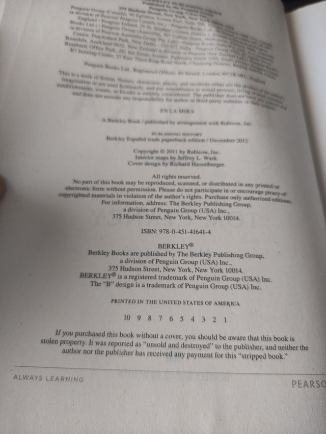 Lote Pack Libros Novelas Tom Clancy