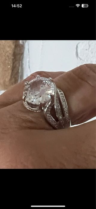 Anillo Plata Brillante