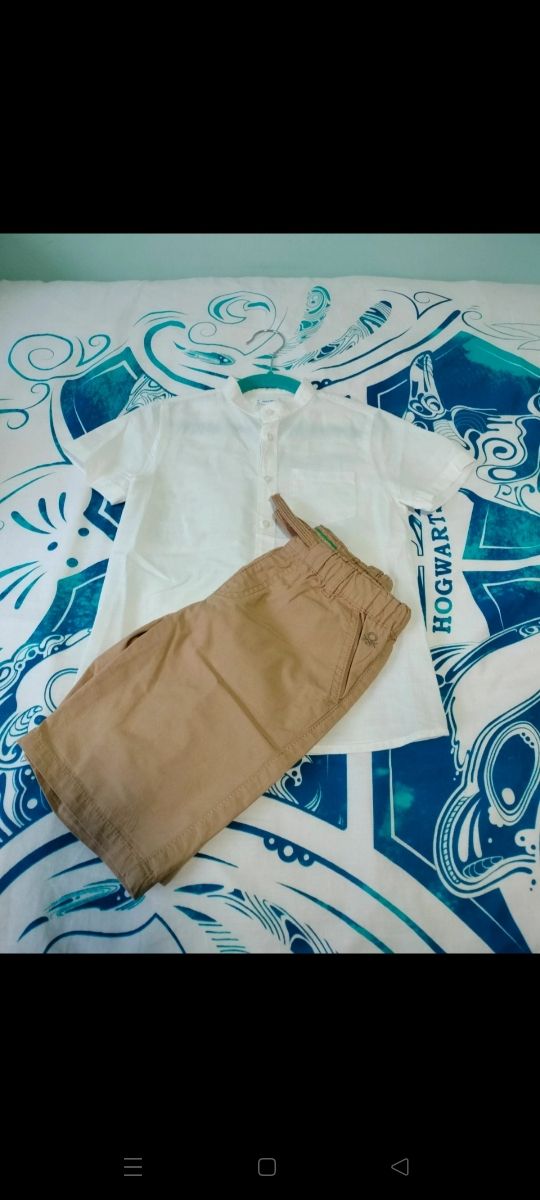 Conjunto niño: camisa+bermuda 5 años