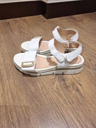 Sandalias Stonefly blancas - Piel