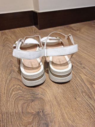 Sandalias Stonefly blancas - Piel