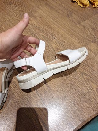 Sandalias Stonefly blancas - Piel