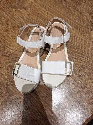 Sandalias Stonefly blancas - Piel