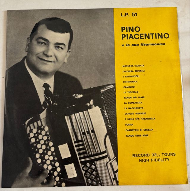LP Pino Piacentino - Fisarmonica