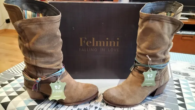 Bota Felmini marrón, talla 37