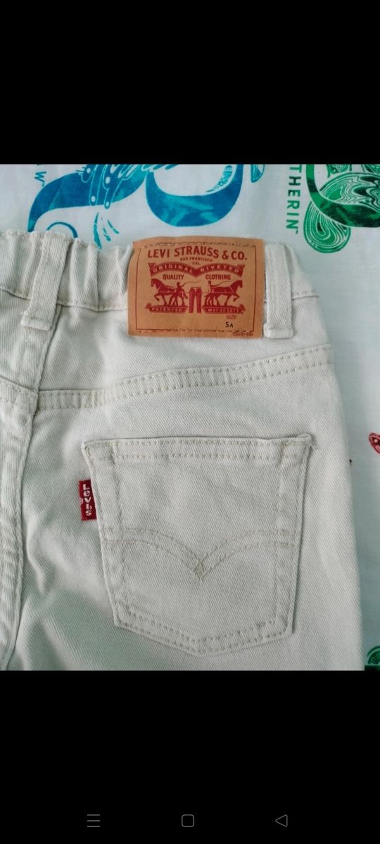 Bermuda Levi's niño 5 años