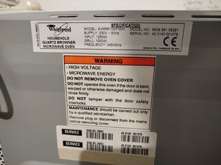 Microondas Whirlpool MW361