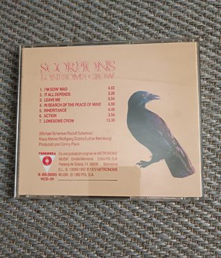 CD Scorpions Lonesome Crow - Hard Rock