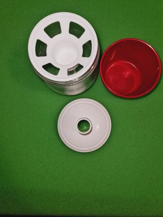 Dosa Zucchero Tupperware - Rosso, bianco e Traspar