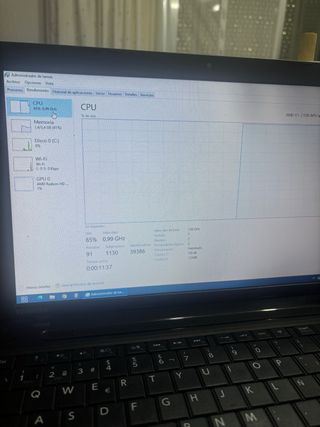 Portátil Toshiba Satellite negro