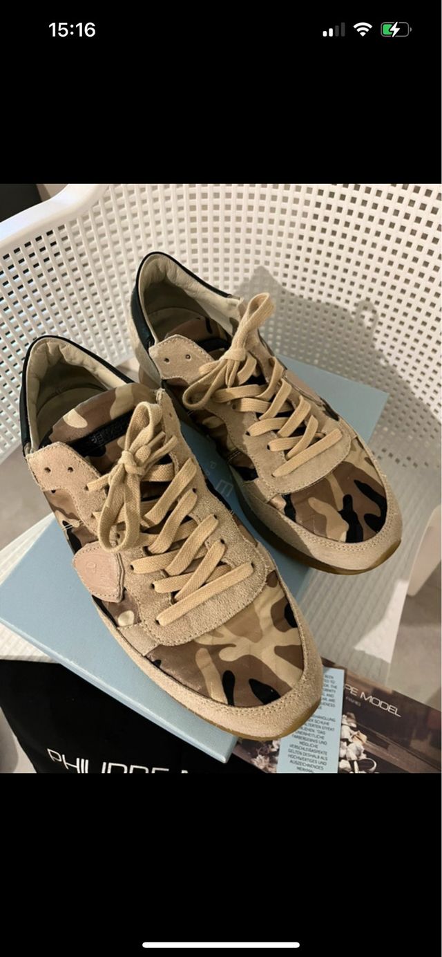Philippe Model Sneakers Uomo Beige/Verde 42